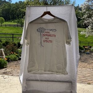 Graphic Tee - More Spaghetti Less Upsetti - Cream Men’s T-Shirt